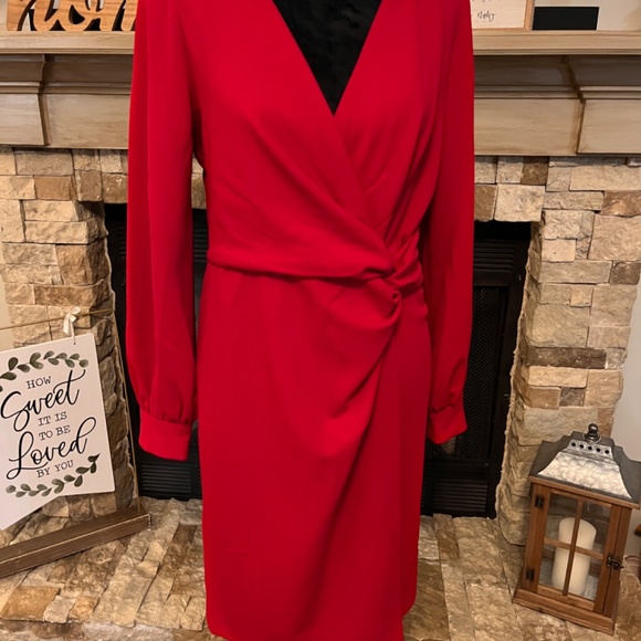 Women’s DKNY Faux Wrap Dress - Picture 4 of 9